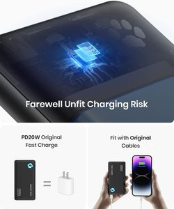Cargador Portátil <span class=keywords><strong>INIU</strong></span> PD20W de 10000 mAh, Ultra Delgado y Ligero, Banco de Energía con Múltiples Puertos USB C, Carga Rápida, Batería <span class=keywords><strong>Externa</strong></span> para Teléfono - Product Image 4