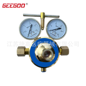 Régulateur de pression d'hydrogène à double manomètre à une seule étape YQJ-11A, vanne de réduction de pression à double manomètre pour pipeline - Product Image 4
