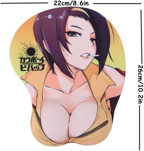 BOO ACE Miếng Lót Chuột Anime CowboyBebop Miếng Lót Chuột Chơi Game 3D Boob <span class=keywords><strong>Oppai</strong></span> - Product Image 3