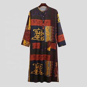 Pakaian Tradisional Muslim, Gaun Muslim, Gaun Afrika, Baju Henley, Baju Arab Saudi Jubba Thobe Arab Turki - Product Image 2