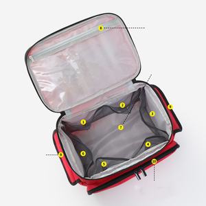 Borsa portatile impermeabile del <span class=keywords><strong>Kit</strong></span> di pronto soccorso della grande capacità della borsa medica Multi-tasca per la famiglia per l'estate nazionale - Product Image 3