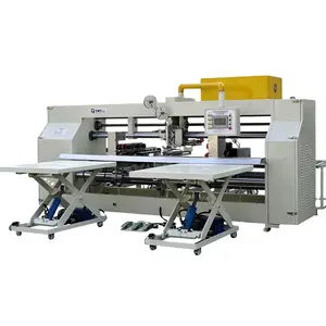 נייל תיבת מכונה/חצי אוטומטי נייר תיבת Stitcher/תיבה גלית ייצור מכונות