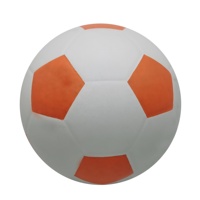 Ballon de football en caoutchouc lumineux qui brille dans le noir avec deux lumières LED haute luminosité, recharge sans fil, éclairage LED personnalisé