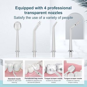 Irrigateur buccal électrique portable sans fil TAHATH IPX6 à faible MOQ, idéal pour les soins dentaires, vente en gros - Product Image 3