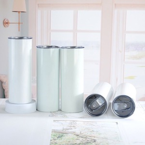 20oz cup với rơm cách điện hai lớp cup thăng hoa trống Chai Nước in laser - Product Image 2