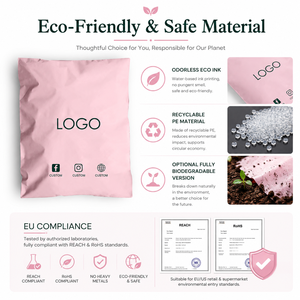 Bolsas de Envío de Poliéster Ecológicas Reciclables con Logotipo Impreso Personalizado para Embalaje de Ropa - Product Image 5