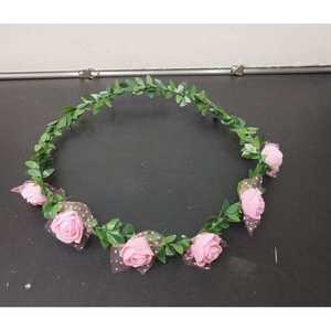 Diademas de flores de Metal satinado Vintage de tendencia, accesorios elegantes y bonitos para mujer, gran oferta, tocados de novia al por mayor - Product Image 1