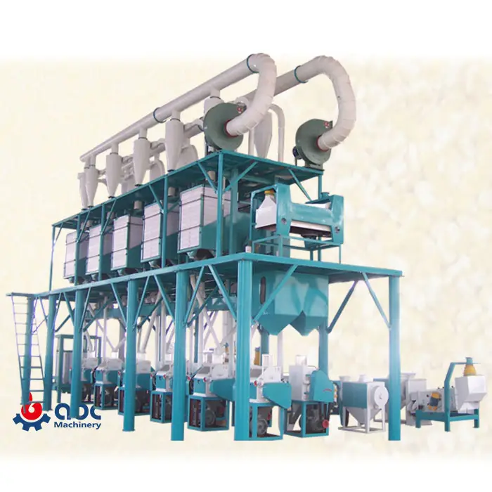 Maize Milling Machine 50 Tons Industry for Sale Zambia