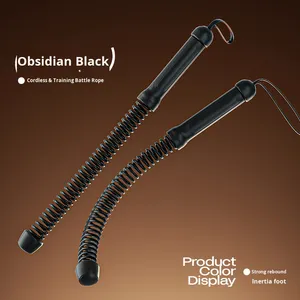 Corde de combat sans fil en ABS et PP à haute élasticité pour l'entraînement de la force des bras, la combustion des graisses et l'exercice aérobie - Product Image 5