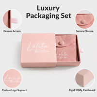 Boîtes cadeaux rigides carrées personnalisées de luxe avec finition brillante/mate