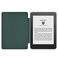 Étui en cuir PU transparent souple pour Kindle Paperwhit 5 11th Gen 6 "Étui folio personnalisé transparent pour réveil automatique en TPU