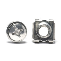 Kit de tornillos Phillips y tuercas de jaula de acero inoxidable duradero, tamaño métrico, antirust, disponible en todos los tamaños, para gabinetes de centros de datos