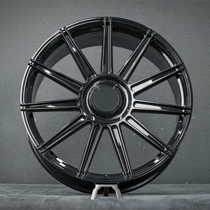 ล้อฟอร์จสีดำเงาทั้งหมด ขนาด 18" 19" 20" 21" 22" 5x100 5x105 5x108 5x110 5x112 5x114.3 5*120 5*127 สำหรับรถยนต์นั่งส่วนบุคคล - Product Image 3