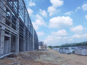 Nhà tiền chế Kết Cấu Thép kho hội thảo xây dựng Kit với Kim Loại Nhà sản xuất kết cấu khung thép xây dựng - Product Image 3