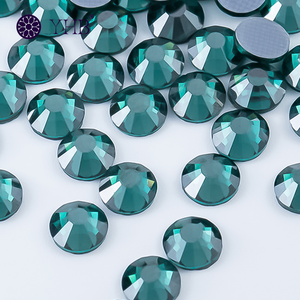 핫픽스 최신 DIY 팁 장식 다이아몬드 글라스 3D 플랫백 네일 아트 크리스탈 블루 라인스톤 - Product Image 2