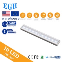 Lampu Kabinet LED Kristal dengan Sensor Gerak, Dapat Diisi Ulang, Tahan Air, dan Dapat Diredupkan untuk Dapur, Kamar Tidur, Tangga, dan Lorong