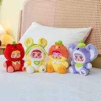 2025 nouvelle Collection Original haute qualité mignon fruits animaux Macaron vinyle en peluche jouet mode porte-clés poupée pendentif boîte aveugle