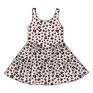 Abito Estivo per Bambine con Design in Pizzo Multistrato Senza Maniche - Produzione all'Ingrosso Personalizzata con MOQ Basso - Product Image 5