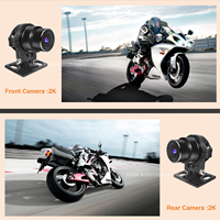 Étanche moto 5 pouces Carplay écran BT sans fil Navigation caméra moniteur vélo Carplay
