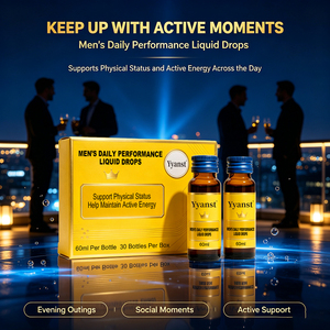 Suplemento Energético Herbal Líquido Oral para el Rendimiento Diario Masculino, Apoya el Estado Físico, Mantiene un Estilo de Vida Activo, Bienestar, OEM, ODM - Product Image 3