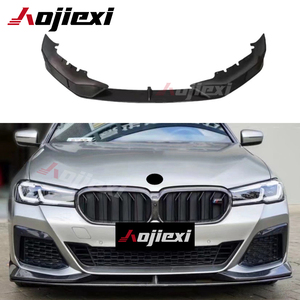 Labio divisor de parachoques delantero de fibra de carbono Real estilo AC para BMW 5 Series G30 540i <span class=keywords><strong>M550i</strong></span> LCI 2021-2023 Kit de carrocería de instalación perfecta - Product Image 1