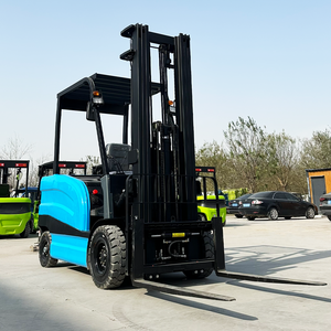 Envío Gratuito, Montacargas de Almacén con Motor de Corriente Alterna de <span class=keywords><strong>4</strong></span> Ruedas, Venta Directa de Fábrica, Montacargas Eléctrico de <span class=keywords><strong>3</strong></span> Toneladas con Manipulación Automática - Product Image 5