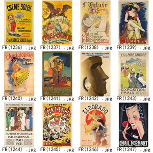 Unique Style Vintage <span class=keywords><strong>Paris</strong></span> Élégance Métal Signe Exposition Couloir Mur Art Drôle France Personnes Tin Signe Rétro Métal Mur Affiche - Product Image 3