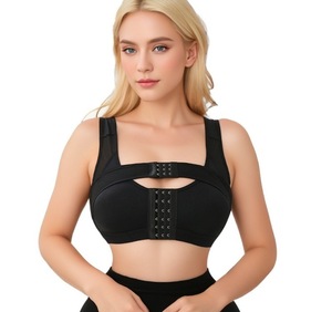 Sujetador <span class=keywords><strong>postoperatorio</strong></span> personalizado para mujer, fino, con cierre frontal ajustable, sin aros, con efecto push-up, ropa interior. - Product Image 5