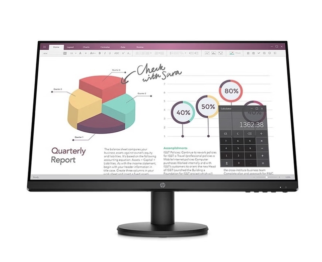For HP P Series Monitor P24V G4 P24v G5 P27 G5 P27h G4P27q G4 HDMI DP VGA 60Hz/75Hz 23.8"/27"