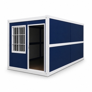 Casa Contenedor Plegable para Oficina en Obras de Construcción y Alojamiento Temporal, Edificio Modular Portátil y Plegable - Product Image 1
