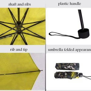 Modern Double Canopy Customized Three-Folding Fully-<b>Automatic</b> <b>Umbrellas</b> for Outdoor Advertising Business Gifts Rain - Product Image 3