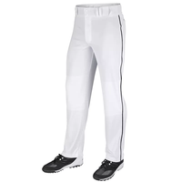 Celana Baseball Pria Panjang Motif Garis Grosir Logo Kustom Putih Sublimasi Pakaian Olahraga Seragam Baseball Pria