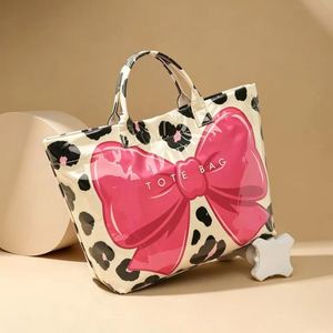 Bolsa de Compras de Tyvek Reutilizable, Resistente, Ligera, Duradera, Ecológica, con Lazo Colorido, Lavable, para Mujer, de Diseño, al por Mayor - Product Image 2
