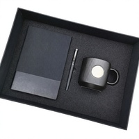Firmengeschenkset für Herren PU-Leder Notizbuch Stift Thermosflasche Siebdruck Individuelles Logo Geschäftsgeschenkbox Executive Großhandel