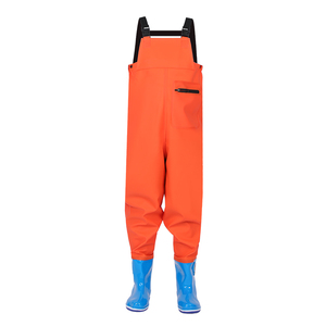 Pantalon de pêche en wader pour l'extérieur, imperméable, résistant à l'usure, <span class=keywords><strong>bottes</strong></span> en PVC, personnalisable OEM, tissu tricoté en polyester respirant - Product Image 1