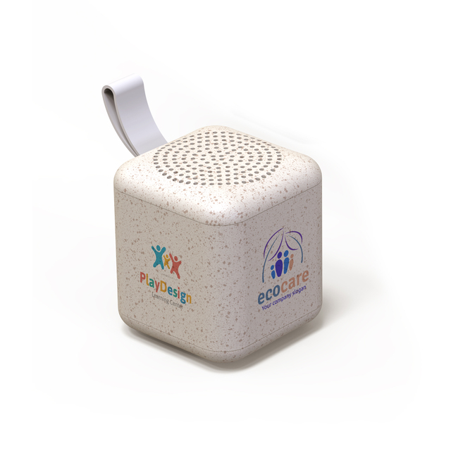 ECO -Friendly Technology Products Wheat Straw Speaker Wireless Speaker Portable TWS Speaker with Custom LOGO