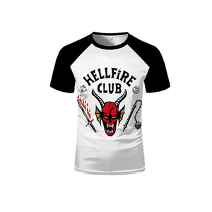 T-shirt pour homme à manches courtes, décontracté, à carreaux, brodé, 300 grammes, respirant, anti-transpiration, séchage rapide - Product Image 1