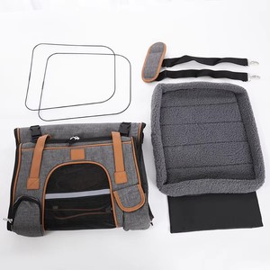 Bolsa de viaje para perros y gatos, bolsas de transporte para mascotas aprobadas por avión - Product Image 6
