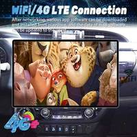 Radio Multimedia para Auto con Android 15 y Carplay de 13.3 Pulgadas para Toyota Hilux 2016-2020, Navegación GPS, Reproductor, WIFI, 4G, DSP, Estéreo