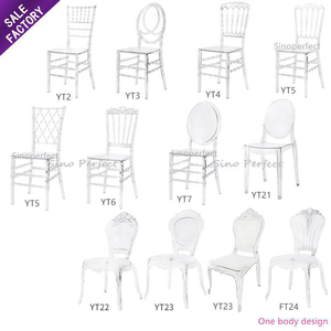 Foshan Furniture Outdoor Stacking Phoenix Clear Transparent Chivalry Event Banquet <b>Chairs</b> Party Wedding Crystal Acrylic <b>Chairs</b> - Product Image 2