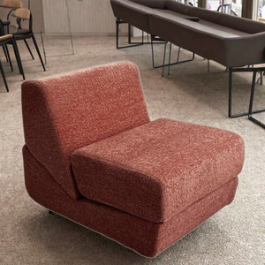 Sofá Esquinero Nórdico Moderno de <span class=keywords><strong>Dos</strong></span> <span class=keywords><strong>Plazas</strong></span> con Funda de Chenilla, Sofá Cama 3 en 1 Comprimido al Vacío y Sillón para Uso en Hoteles y Salas de Estar - Product Image 3