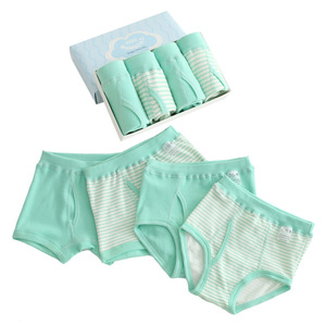 Ensemble <span class=keywords><strong>de</strong></span> sous-vêtements pour garçon en coton/élasthanne BKD, écologique, respirant, séchage rapide, motif uni, vente en gros, design personnalisé, <span class=keywords><strong>boxer</strong></span> pour enfant - Product Image 6
