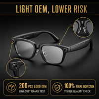 Lunettes Intelligentes IA 2026 avec Caméra HD 20MP, Traduction en Temps Réel, Audio, Étanche IP66, pour Hommes et Femmes