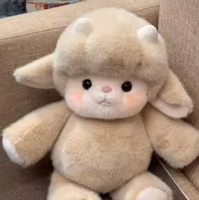 Peluches animales adorables avec membres mobiles, à câliner, accessoire photo, compagnon de voyage, cadeau d'anniversaire