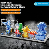 Kit d'expériences éducatives STEM pour enfants : Blocs de construction de circuits télécommandés avec application, kit scientifique de physique DIY