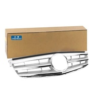 Calandre de pare-chocs avant argentée sans badge 2048800023 pour Mercedes-Benz Classe C W204 S204