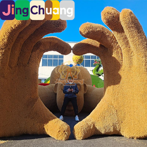 Esculturas Artificiales Verdes para Exteriores, Modelos <span class=keywords><strong>de</strong></span> Plantas Verdes, Esculturas <span class=keywords><strong>de</strong></span> <span class=keywords><strong>Animales</strong></span> para Parques y Patios Cuadrados - Product Image 6