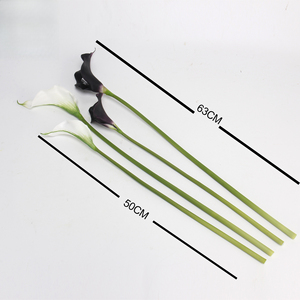 Vente directe usine – Fleurs artificielles Calla Lily en EVA effet naturel, têtes simples, pour arrangements floraux domestiques - Product Image 6