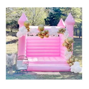 inflables y brincolin brincolines inflables para fiesta Pink pastel bouncer for party Inflatable Bouncy Castle bounce house