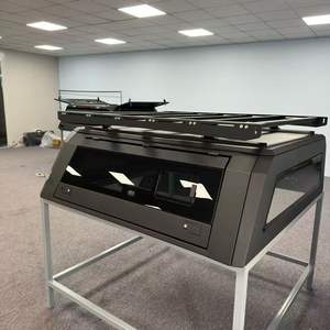 Hardtop de camionnette en aluminium imperméable à trois portes avec boîte de rangement pour accessoires Ford Ranger/F150/Tacoma/HILUX REVO - Product Image 3